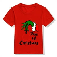 Gyermekek Grinch nyomtatás pólók rövid ujjú színek póló Lányok Streetwear Vicces Boldog Karácsonyi ajándék új divat