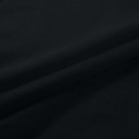 Pamut vászon pólók Női Egyszínű ingek Legénység nyak Női blúzok felsők üzleti alkalmi ingek Clearance értékesítés Fekete