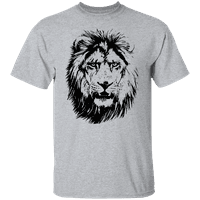 Graphic America Animal Lion Faces férfi grafikus póló