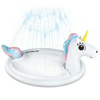 Jó Banán: Unicorn Splashy Sprinkler Splash Pad-6 ' Hosszú Felfújható Gyerekek Kültéri, Medence & Víz Játék, Korosztály