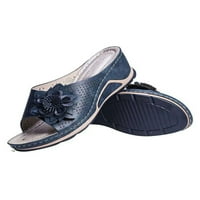 Wazshop Női Slide Szandál Kényelmes Csúszásmentes Nyitott Toe Papucs Nyári Ék Plaforms Cipő