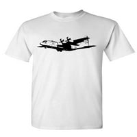 - Teherszállító repülőgép - USAF retro stílus-Pamut Unise póló