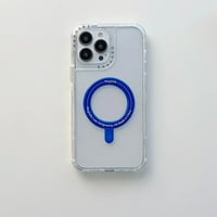 Allytech mágneses tok iPhone-hoz, kompatibilis a MagSafe tartozékokkal vékony, vékony, átlátszó, kemény hátsó karcolásgátló