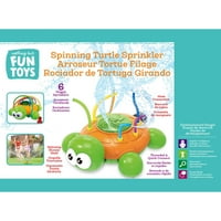 Semmi, de Szórakoztató Játékok Spinning Turtle Sprinkler tervezett gyermekek korosztály 3 + év