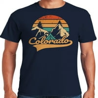 Graphic America állam a Colorado-hegység USA férfi grafikus póló