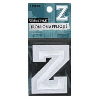 Horizon Group USA Következő stílus fehér betű Z vasalható hímzés rátét