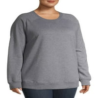 Terra & Sky Womens Plus méretű gyapjúmáska pulóver
