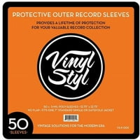 Vinyl Styl 12in Record külső hüvelyek CNT Clear-Vinyl Styl Vinyl Record védő külső hüvelyek-Count-tartozékok