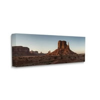 Stupell Industries desszert táj kanyon kanyon kék barna fénykép vászon fali művészete, Andre Eichman, 17 40