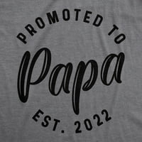 Férfi elő Papa Tshirt vicces új baba család grafikus Tee-XXL grafikus pólók